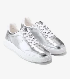 Cole Haan Sneakers*Women's GrandPr&oslash; Carissa Sneaker Silver-OpticWhite
