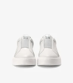 Cole Haan Sneakers*Women's GrandPr&oslash; Demi Slip-On Sneakers NimbusCloud-Silver-OpticWhite