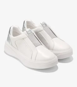Cole Haan Sneakers*Women's GrandPr&oslash; Demi Slip-On Sneakers NimbusCloud-Silver-OpticWhite