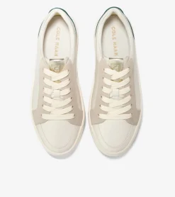 Cole Haan Sneakers*Women's GrandPr&oslash; Max Platform Sneakers Ivory-Oat-PineCrocPrint