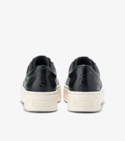Cole Haan Sneakers*Women's GrandPr&oslash; Max Platform Sneakers Black-Ivory