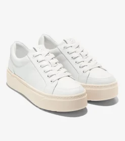 Cole Haan Sneakers*Women's GrandPr&oslash; Max Platform Sneakers OpticWhite-Ivory