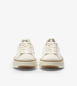 Cole Haan Sneakers*Women's GrandPr&oslash; Topspin Sneakers OpticWhite-Gold-LeopardPrint