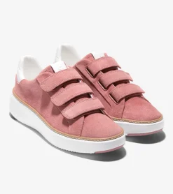 Cole Haan Sneakers*Women's GrandPrø Topspin Triple Strap Sneakers Rouge-WhiteCroc