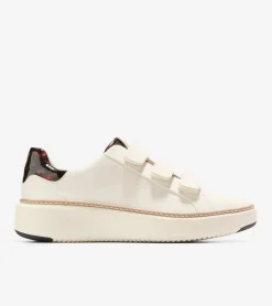 Cole Haan Sneakers*Women's GrandPr&oslash; Topspin Triple Strap Sneakers Ivory-Tortoise