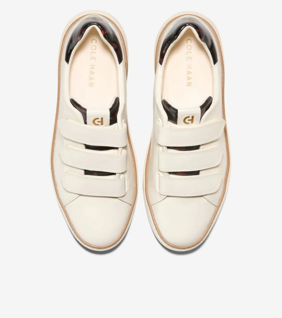 Cole Haan Sneakers*Women's GrandPrø Topspin Triple Strap Sneakers Ivory-Tortoise