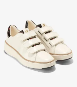 Cole Haan Sneakers*Women's GrandPrø Topspin Triple Strap Sneakers Ivory-Tortoise