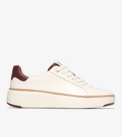 Cole Haan Sneakers*Women's GrandPr&oslash; Topspin Sneakers Ivory-Bloodstone