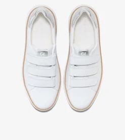 Cole Haan Sneakers*Women's GrandPrø Topspin Triple Strap Sneakers OpticWhite-Silver