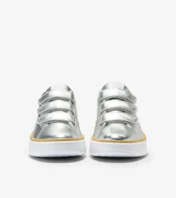 Cole Haan Sneakers*Women's GrandPr&oslash; Topspin Triple Strap Sneakers Silver-OpticWhite