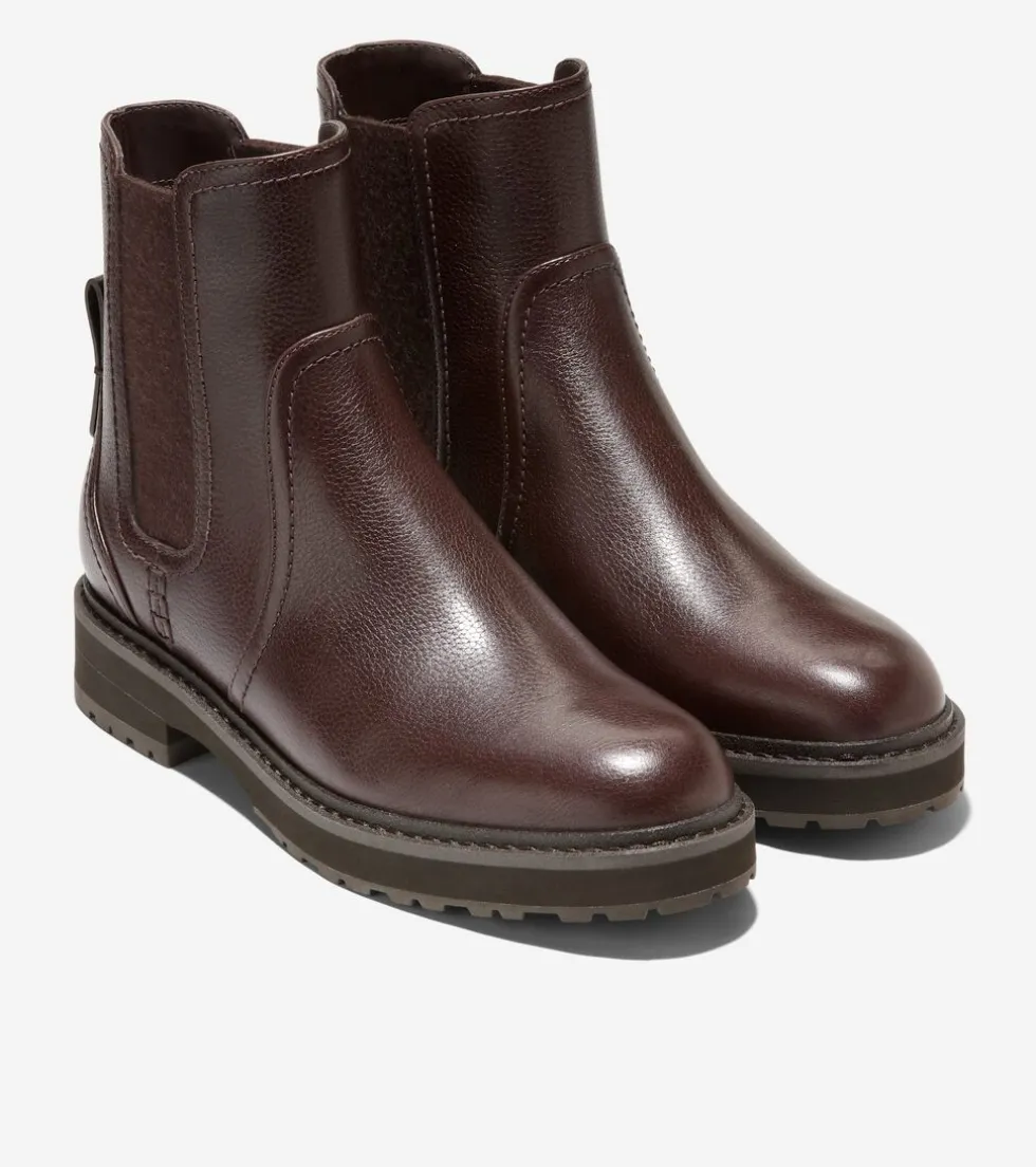 Cole Haan Boots*Women's Greenwich Waterproof Chelsea Boots Madeira