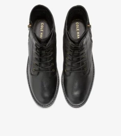 Cole Haan Boots*Women's Greenwich Waterproof Lace-Up Boots Black