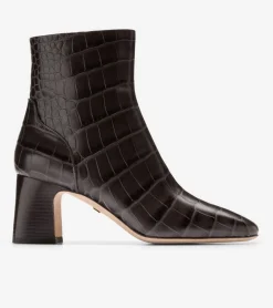 Cole Haan Dress Shoes|Boots*Women's Guiliana Ankle Boots ChocolateCrocPrint