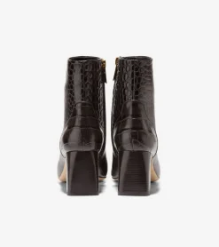 Cole Haan Dress Shoes|Boots*Women's Guiliana Ankle Boots ChocolateCrocPrint