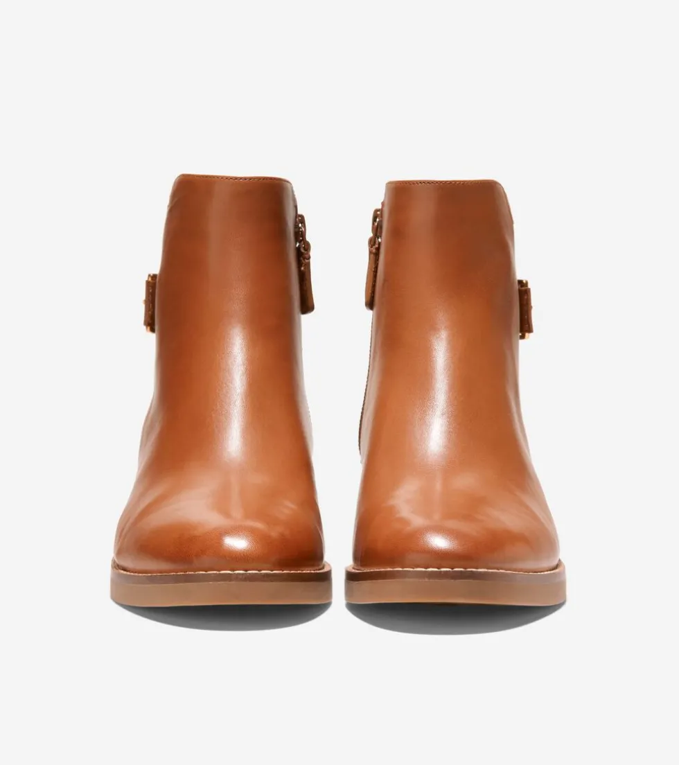 Cole Haan Boots*Women's Hampshire Buckle Ankle Boots BritishTan