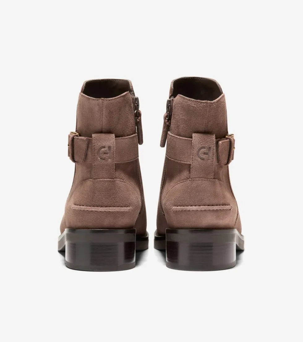 Cole Haan Boots*Women's Hampshire Buckle Ankle Boots Lava