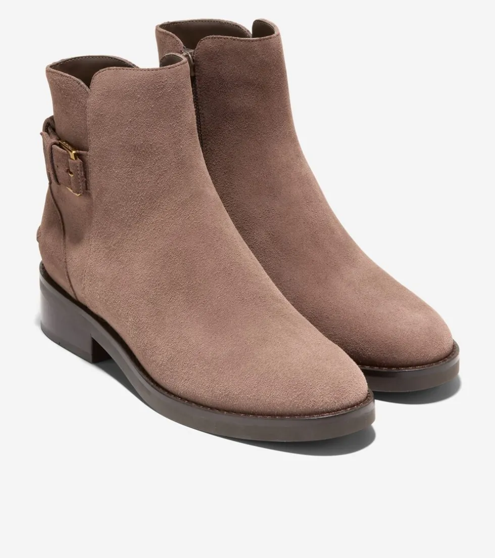 Cole Haan Boots*Women's Hampshire Buckle Ankle Boots Lava