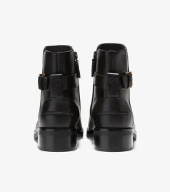 Cole Haan Boots*Women's Hampshire Buckle Ankle Boots Black