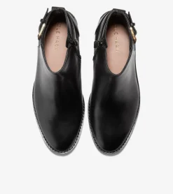 Cole Haan Boots*Women's Hampshire Buckle Ankle Boots Black