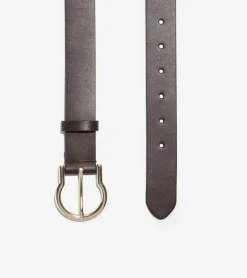 Cole Haan Belts*Women's Hinged Buckle Belt DarkChocolate