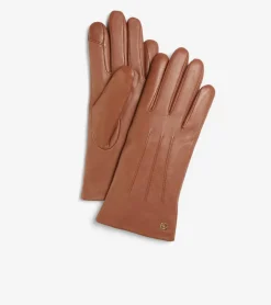 Cole Haan Hats, Gloves, & Scarves|Hats, Gloves, & Scarves*Women's Leather Touch Screen Gloves BritishTan