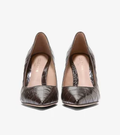 Cole Haan Dress Shoes|Heels & Pumps*Women's Mckeyla Pumps 85MM ChocolateCrocPrint