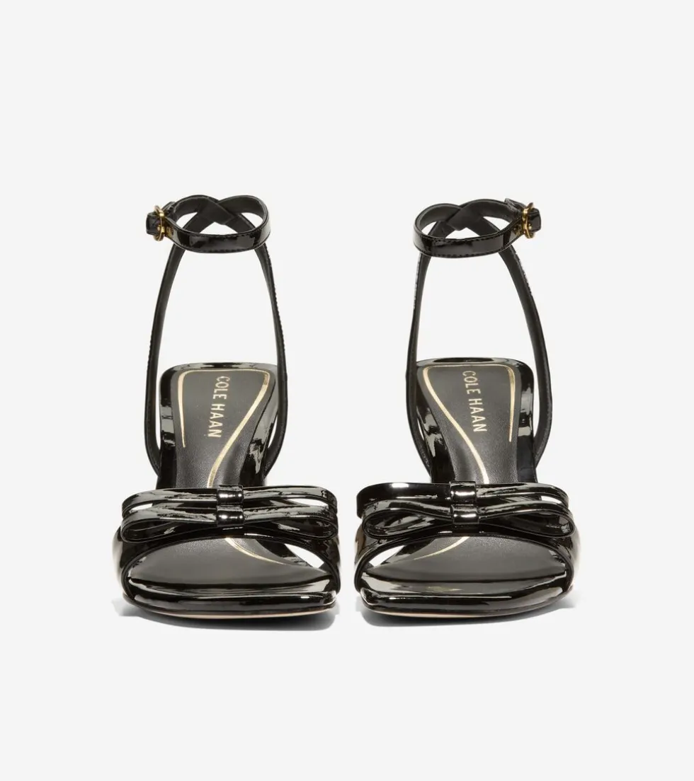 Cole Haan Sandals|Dress Shoes*Women's Noella Bow Sandals BlackPatent