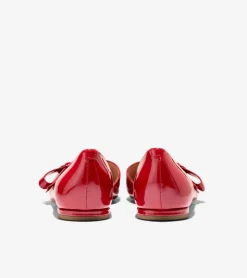 Cole Haan Dress Shoes|Flats & Ballets*Women's Noella Bow Skimmer Flats RioRedPatent