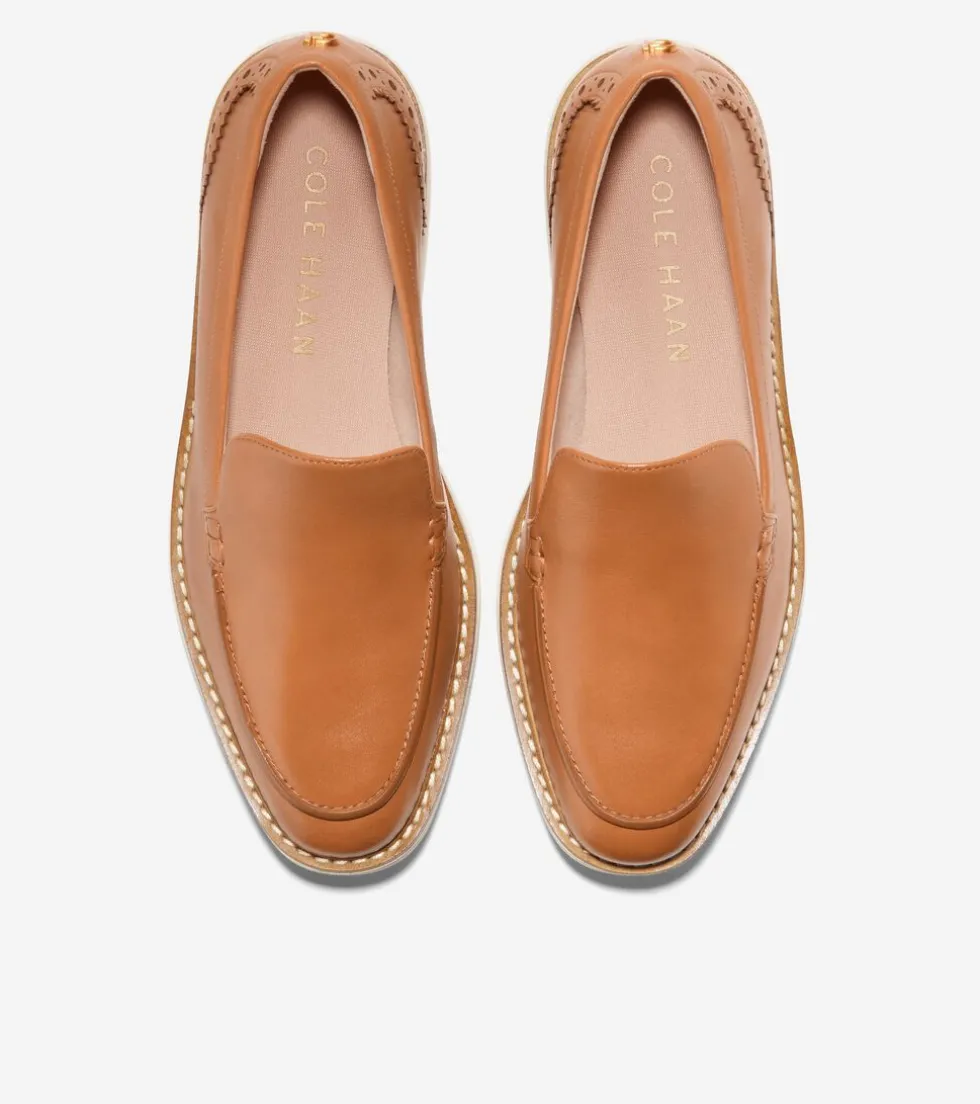 Cole Haan Dress Shoes|Loafers & Drivers*Women's ØriginalGrand Platform Venetian Loafer Pecan-Ivory