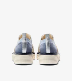 Cole Haan Oxfords*Women's &Oslash;riginalGrand Platform Wingtip Oxfords Heather-FolkstoneGray-Ivory