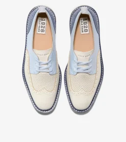 Cole Haan Oxfords*Women's &Oslash;riginalGrand Platform Wingtip Oxfords Heather-FolkstoneGray-Ivory
