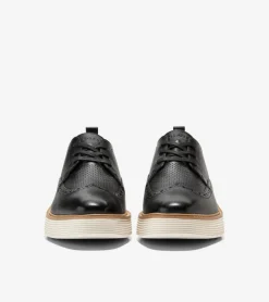 Cole Haan Dress Shoes|Oxfords*Women's &Oslash;riginalGrand Platform Wingtip Oxfords Black-Ivory