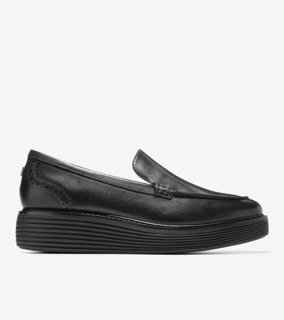 Cole Haan Dress Shoes|Loafers & Drivers*Women's ØriginalGrand Platform Venetian Loafer Black