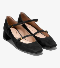 Cole Haan Dress Shoes|Heels & Pumps*Women's Paxton Mary Jane Pumps BlackSuede