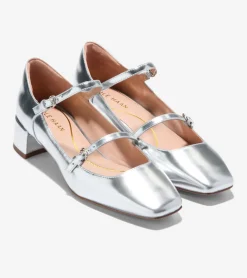 Cole Haan Dress Shoes|Heels & Pumps*Women's Paxton Mary Jane Pumps SilverSpecchio
