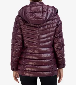Cole Haan Puffer Jackets|Quilted Jackets*Women's Quilted Pearl Puffer Jacket Sangria