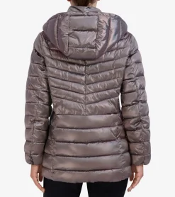 Cole Haan Puffer Jackets|Quilted Jackets*Women's Quilted Pearl Puffer Jacket Gunmetal
