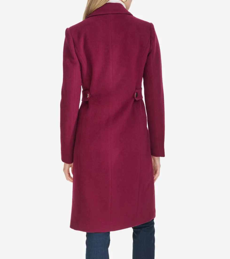 Cole Haan Wool Coats|Peacoats & Blazers*Women's Slick Wool Coat Amethyst