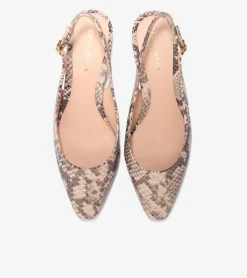 Cole Haan Dress Shoes|Heels & Pumps*Women's Tayla Kitten Heel Slingback Pumps 45MM SnakePrint