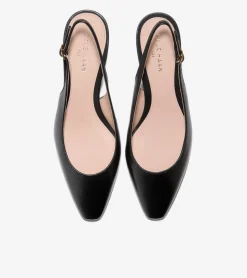 Cole Haan Dress Shoes|Heels & Pumps*Women's Tayla Kitten Heel Slingback Pumps 45MM BlackNappa