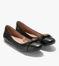 Cole Haan Flats & Ballets*Women's Tova Bow Ballet Black