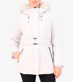 Cole Haan Puffer Jackets|Outerwear*Women's Water-Resistant Stretch Twill Jacket Cream
