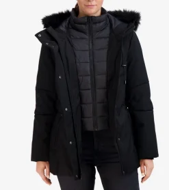 Cole Haan Puffer Jackets|Outerwear*Women's Water-Resistant Stretch Twill Jacket Black