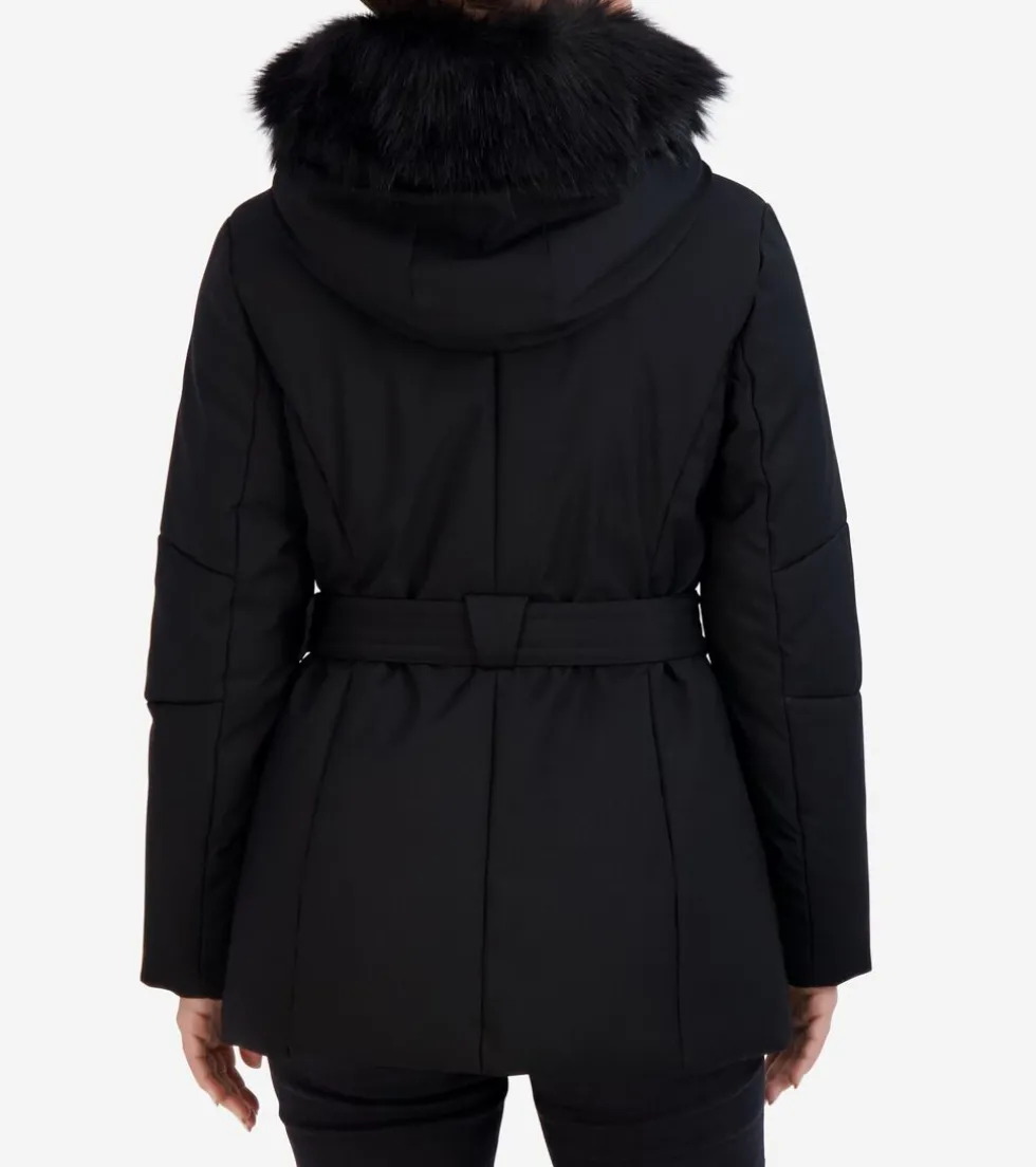 Cole Haan Puffer Jackets|Outerwear*Women's Water-Resistant Stretch Twill Jacket Black