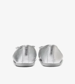 Cole Haan Flats & Ballets*Women's Yara Soft Ballet Flats Silver