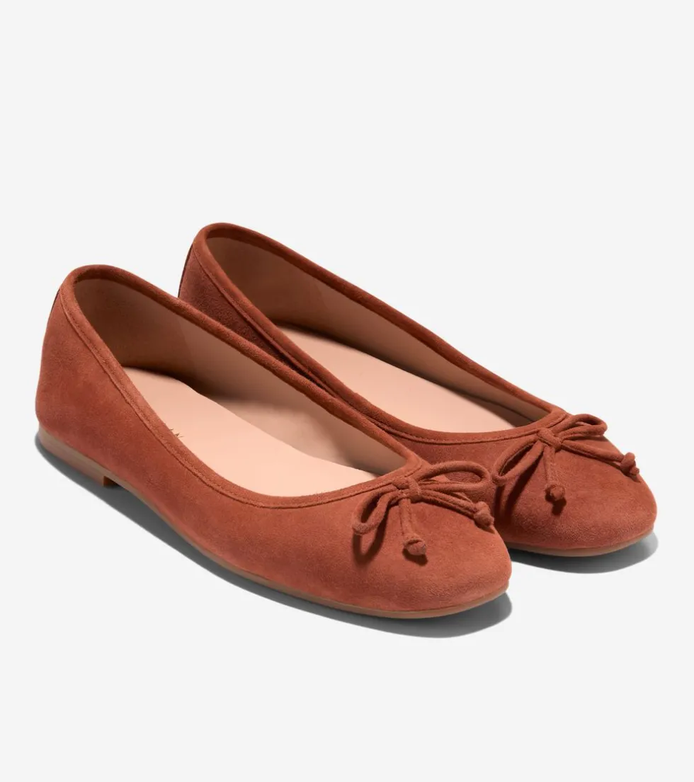 Cole Haan Flats & Ballets*Women's Yara Soft Ballet Flats Cuoio