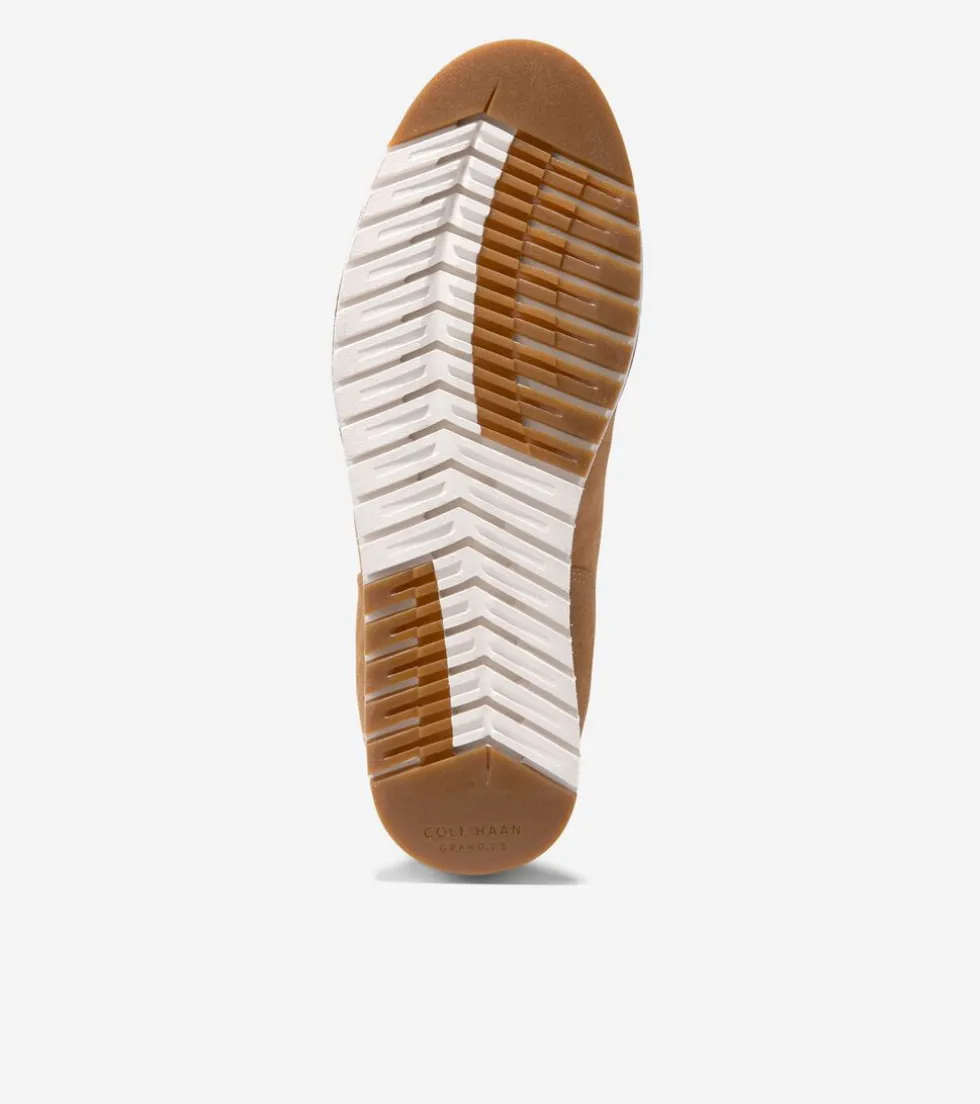 Cole Haan Boots*Women's ZERØGRAND City Wedge Water Proof Chelsea Boots GoldenToffee-Ivory
