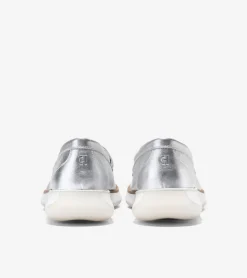 Cole Haan Loafers & Drivers*Women's 4.ZER&Oslash;GRAND Loafers Silver-OpticWhite