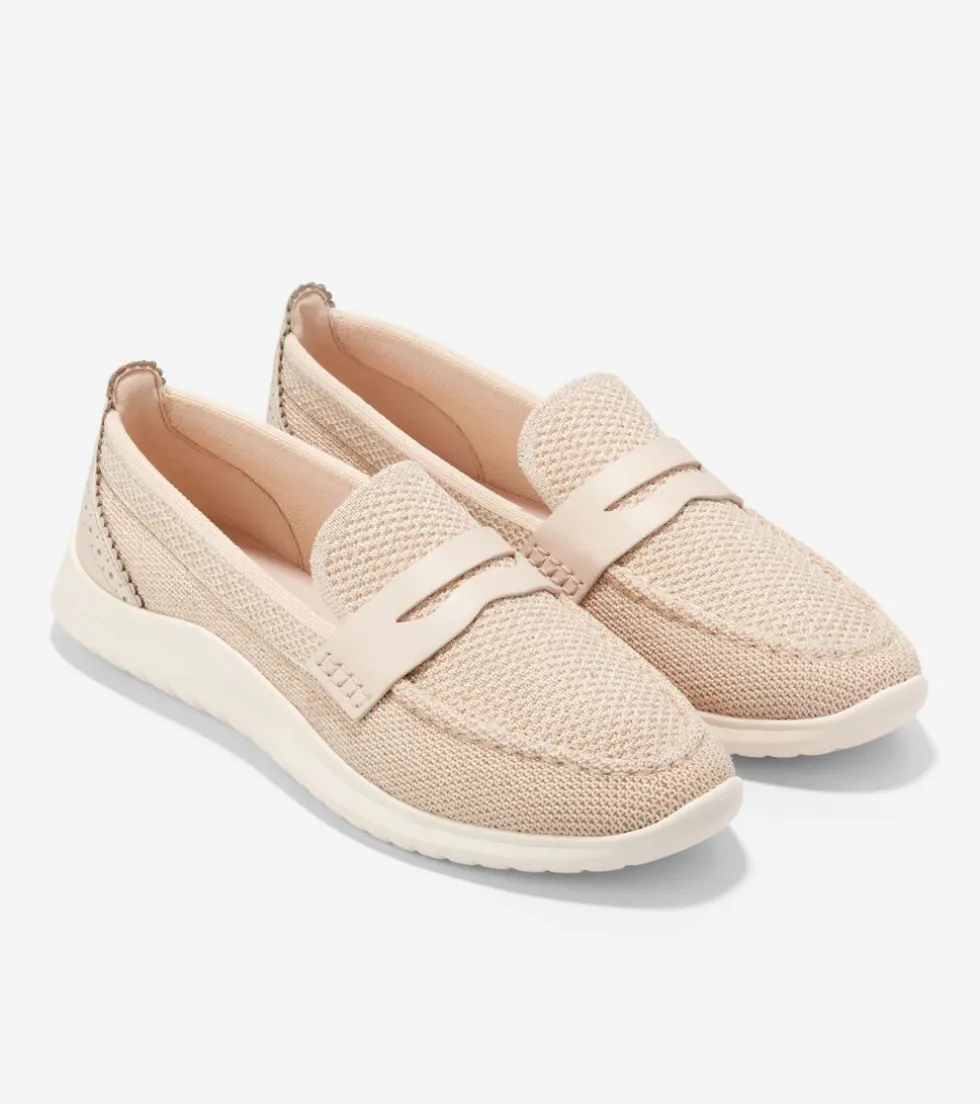 Cole Haan Loafers & Drivers*Women's ZERØGRAND Meritt Stitchlite™ Loafers GoldStitchlite™-Sandollar