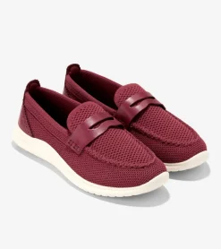 Cole Haan Loafers & Drivers*Women's ZERØGRAND Meritt Stitchlite™ Loafers BlackCherry-Ivory